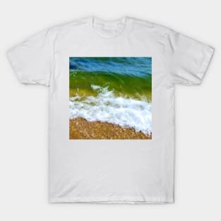 Ocean Waves Meet The Sand T-Shirt